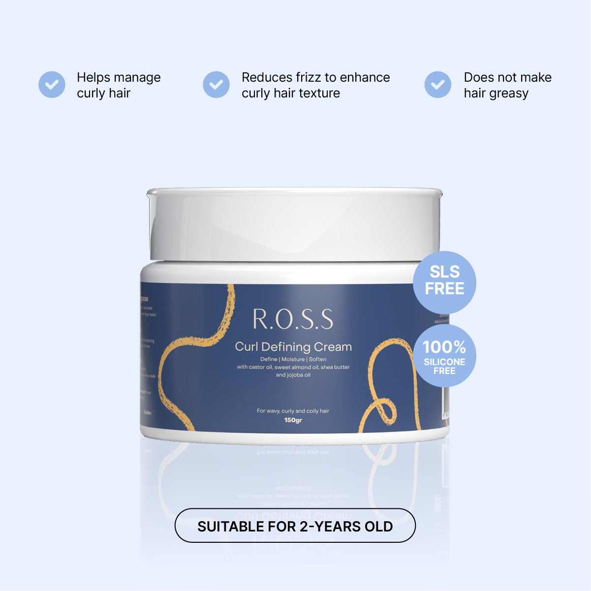 R.O.S.S Curl Defining Cream