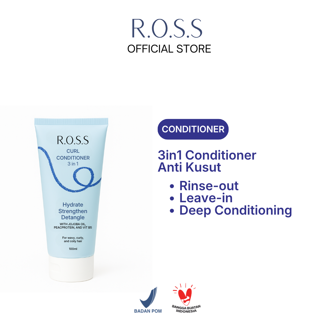 R.O.S.S 3in1 Curl Conditioner 100ml