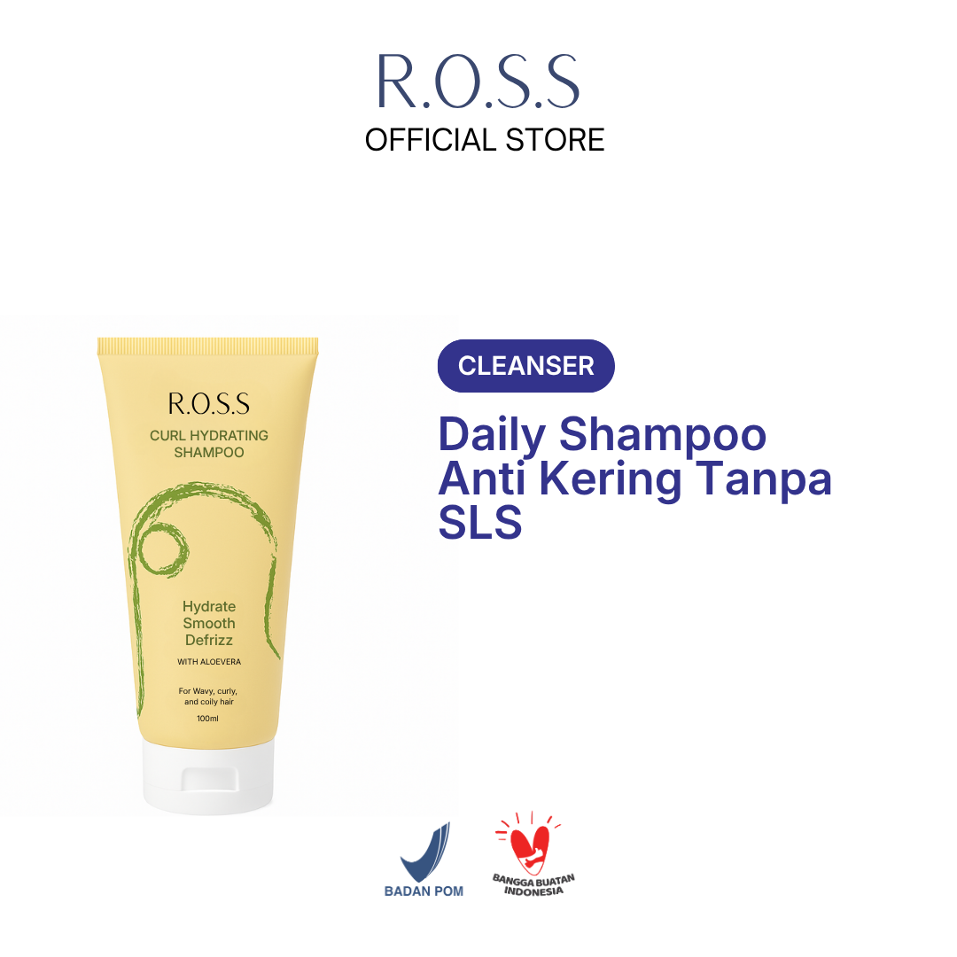 R.O.S.S Curl Shampoo 100ml – Shampoo Free Sulfate
