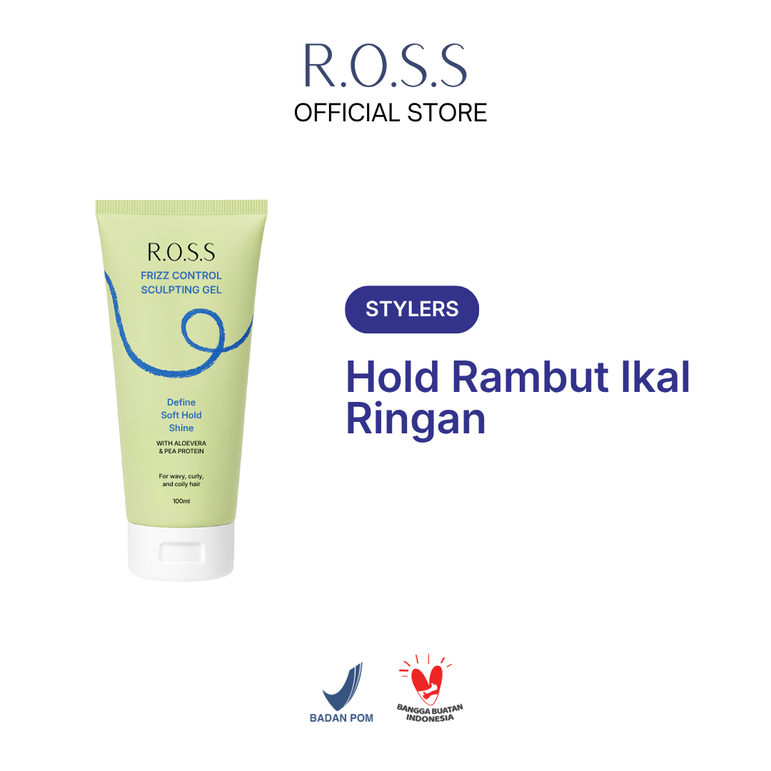 R.O.S.S Frizz Control Sculpting Gel 100ml (Travel Size)
